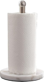 Paper Towel Holder with Sturdy Marble Base, Freestanding Paper Towel Holder by Noonext+