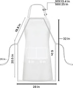 Utopia Kitchen 10 Pack Bib Apron Adjustable - Image 2