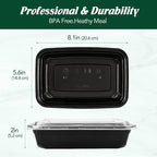Glotoch Meal Prep Containers 32oz 100 Pack - Image 5