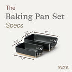Mora Ceramic Set of 2 Baking Dishes - Image 2