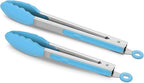 2 Pack Silicone Kitchen Tongs – 9" & 12" Set, Heat Resistant up to 500°F by ALLWIN-HOUSEWARE