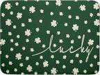 Giwawa St Patricks Day Dish Drying Mat Green Lucky Clovers Dish Drainer Mats by Giwawa