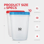 Tafura 10 Pack Leakproof Freezer Containers - Image 4