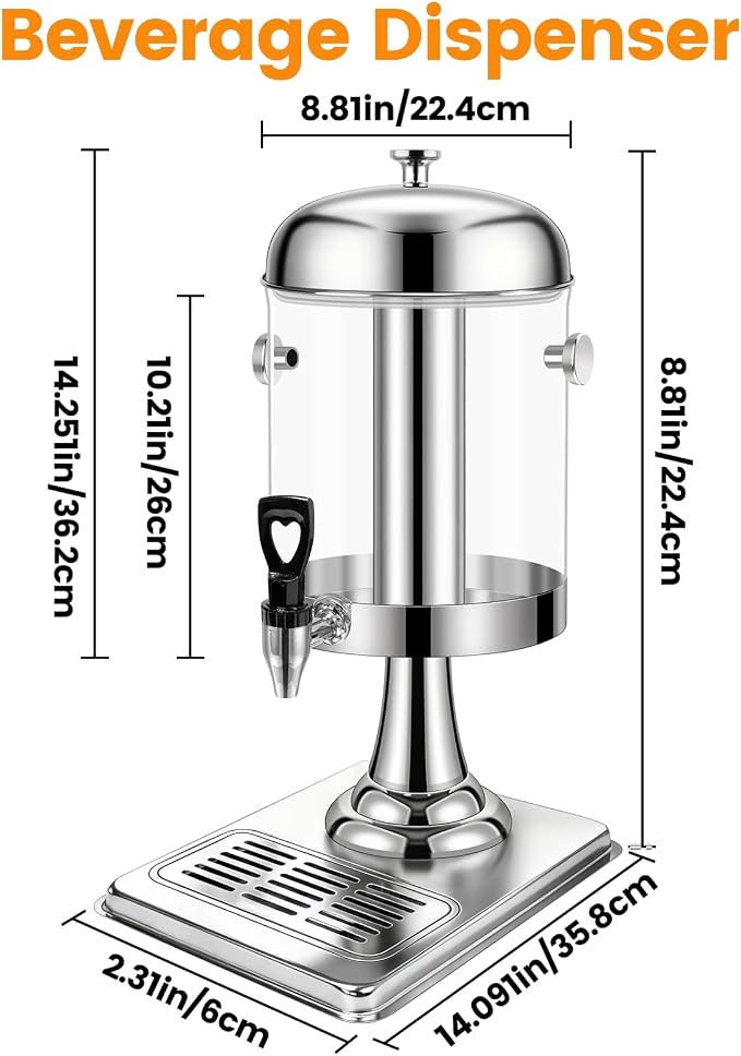 2.2 Gallon Beverage Dispenser - Image 2