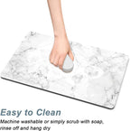 Rnivvi Coffee Mat, Hide Stain Rubber Backed Absorbent Dish Drying Pad - Image 5