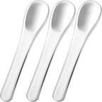 Pndeyo 3pcs Mini Stainless Steel Makeup Spatula, Reusable Cosmetic Cream by Pndeyo