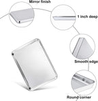 TeamFar Baking Tray and Rack Set, Stainless Steel Baking Pan Cookie Sheet - Image 4