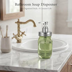 Amolliar Plastic Mason Jar Soap Dispenser - Image 5