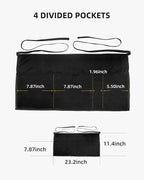 Xeoxarel Aprons with 4 Pockets 23.5'' X 11.5'' - Image 6
