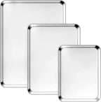 Ohtomber Stainless Steel Baking Sheet Pan Set, 3 Pack Cookie Sheets by Ohtomber