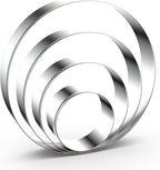 Circle Round Biscuit Cookie Cutter Set by QAAQS