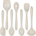 P&P CHEF Silicone Cooking Utensils Set of 7, Heat-proof Kitchen Utensils Set by PPCHEF