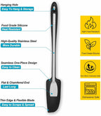 Silicone Jar Spatula, Small Rubber Scraper, Spatulas Silicone Heat Resistant - Image 3