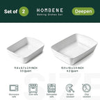 HOMBENE Ceramic Baking Dish Set - Image 2