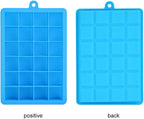 Ice Cube Tray, Silicone Square Ice Trays Easy Release Stackable Ice Cube Mold - Image 7
