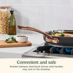 Cuisinart 11-Piece Matte Black Elegance Cookware Set - Image 4