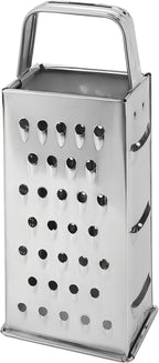 Stainless Steel Vegetable Grater, 4-Sided Portable Metal Grater, Cheese Grater by Unknown