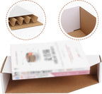 ZBEIVAN Cardboard Storage Bins Boxes 35 Packs 12x3x4.5 Inches, Easy Assembly - Image 4