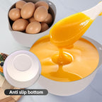 3 Plastic Mixing Bowls with Lids, Pour Spout, 4.8in Deep Baking Mixing Bowl Set - Image 4