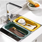 NIWWIN Collapsible Kitchen Colander Strainer, Expandable Over the Sink Colander - Image 4
