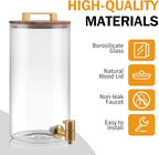 2 PCS 1.5 Gallon Glass Drink Dispenser, Beverage Dispenser - Image 5