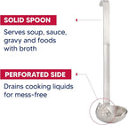 HIC Kitchen Oval Straining Ladle - Image 2