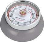 Zassenhaus Magnetic Retro 60 Minute Kitchen Timer, Cool Gray by Zassenhaus