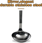 FJNATINH Stainless Steel Wok Spatula, Slotted Spatulas, Skimmer Ladle Tool Set - Image 9