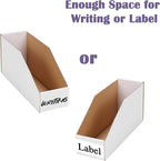 EXYGLO Cardboard Storage Bins 35 Pack, 9.4x3x4.5 Inch Cardboard Boxes, - Image 4
