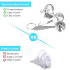 Large Small Funnel Set of 3, Food Grade Mini Funnels - Image 4