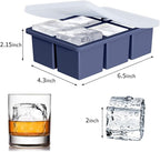 Large Ice Cube Tray for Whiskey: FDDBI Silicone Ice Cube Trays - Image 5