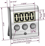 Elegant Digital Kitchen Timer, Stainless Steel Model eT-78, Displays 0-99 Min. - Image 4