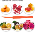 Soft Home Premium Plastic Orange Peeler Lemon Citrus Peel Cutter Vegetable - Image 7