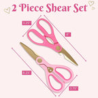 Paris Hilton All Purpose Kitchen Shears, Premium Stainless Steel Blades - Image 4