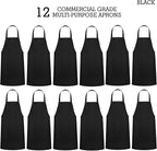 GREEN LIFESTYLE 12 Pack Professional Chef Apron – Grilling Aprons - Image 4