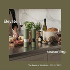 LARS NYSØM Electric Salt and Pepper Grinder Set I Automatic Salt and Pepper - Image 3