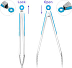 304 Stainless Steel Kitchen Cooking Tongs - Image 3