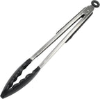 Chef Craft Premium Silicone Cooking Tongs, 12 inch by ChefCraft
