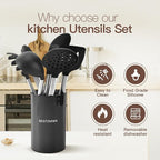 Kitchen Utensils Set-Silicone Cooking Utensils-32 pcs Non-Stick Silicone - Image 3