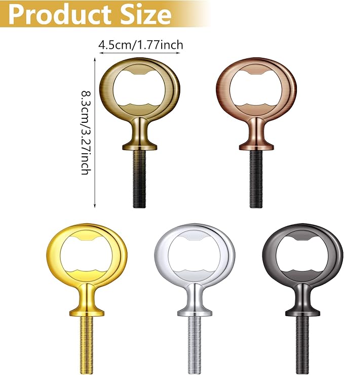 Patelai 10 Pieces Metal Bottle Opener Kit Blank Stainless Steel Bottle Opener - Image 2