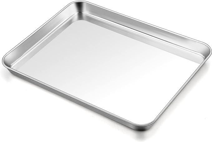 TeamFar Baking Sheet, 17.6’’ x 13’’ x 1’’ Stainless Steel Large Cookie Sheet by TeamFar