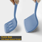Silicone Spatula Set, 600°F Heat Resistant Silicone Spatula Turner Flipper - Image 5