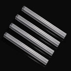 4pcs Acrylic Clay Roller, Plastic Clear Round Tube Roller Pin Polymer Clay Tools by Unknown