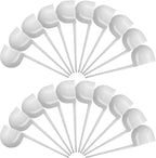 Patelai 20 Pack 15ml/15cc Plastic Tablespoon White Measuring Spoons Long Handle by Patelai