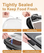 20-30 Lbs Rice Storage Container, Collapsible Food Storage Containers - Image 3