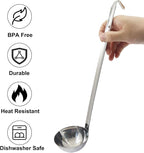 10 Oz Stainless Steel Ladle, Portioning and Serving Soup and Stew in - Image 4