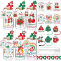 Vesici 6 Set Christmas Teacher Appreciation Gifts Glass Cups with Lid Straw by Vesici
