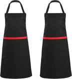Tosewever 2 Pack Adjustable Bib Apron by Tosewever