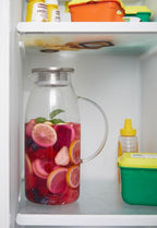 80 Ounces Glass Pitcher with Lid, Hot/Cold Water Jug, Juice and Iced Tea - Image 8