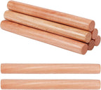 OLYCRAFT 8pcs Wood Rolling Pins 10 inch Clay Rolling Pins 1.1 inch Diameter by OLYCRAFT